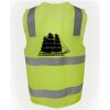 JB's Hi Vis (D+N) Zip Safety Vest Thumbnail
