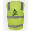 JB's Hi Vis (D+N) Zip Safety Vest Thumbnail