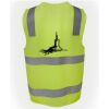 JB's Hi Vis (D+N) Zip Safety Vest Thumbnail
