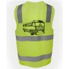 JB's Hi Vis (D+N) Zip Safety Vest Thumbnail