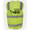 JB's Hi Vis (D+N) Zip Safety Vest Thumbnail