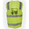 JB's Hi Vis (D+N) Zip Safety Vest Thumbnail