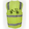 JB's Hi Vis (D+N) Zip Safety Vest Thumbnail