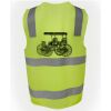 JB's Hi Vis (D+N) Zip Safety Vest Thumbnail