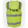 JB's Hi Vis (D+N) Zip Safety Vest Thumbnail