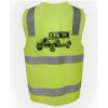 JB's Hi Vis (D+N) Zip Safety Vest Thumbnail