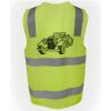 JB's Hi Vis (D+N) Zip Safety Vest Thumbnail