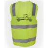 JB's Hi Vis (D+N) Zip Safety Vest Thumbnail