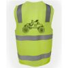 JB's Hi Vis (D+N) Zip Safety Vest Thumbnail