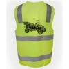 JB's Hi Vis (D+N) Zip Safety Vest Thumbnail