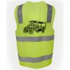 JB's Hi Vis (D+N) Zip Safety Vest Thumbnail