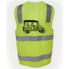 JB's Hi Vis (D+N) Zip Safety Vest Thumbnail
