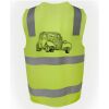JB's Hi Vis (D+N) Zip Safety Vest Thumbnail