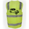 JB's Hi Vis (D+N) Zip Safety Vest Thumbnail