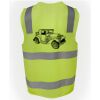 JB's Hi Vis (D+N) Zip Safety Vest Thumbnail