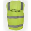 JB's Hi Vis (D+N) Zip Safety Vest Thumbnail