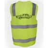JB's Hi Vis (D+N) Zip Safety Vest Thumbnail
