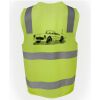JB's Hi Vis (D+N) Zip Safety Vest Thumbnail