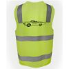 JB's Hi Vis (D+N) Zip Safety Vest Thumbnail