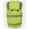 JB's Hi Vis (D+N) Zip Safety Vest Thumbnail