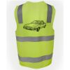 JB's Hi Vis (D+N) Zip Safety Vest Thumbnail