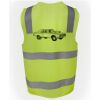 JB's Hi Vis (D+N) Zip Safety Vest Thumbnail