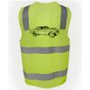 JB's Hi Vis (D+N) Zip Safety Vest Thumbnail