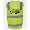 JB's Hi Vis (D+N) Zip Safety Vest Thumbnail