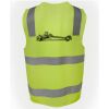 JB's Hi Vis (D+N) Zip Safety Vest Thumbnail