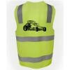 JB's Hi Vis (D+N) Zip Safety Vest Thumbnail