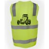 JB's Hi Vis (D+N) Zip Safety Vest Thumbnail