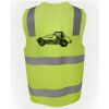 JB's Hi Vis (D+N) Zip Safety Vest Thumbnail