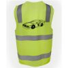 JB's Hi Vis (D+N) Zip Safety Vest Thumbnail