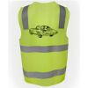 JB's Hi Vis (D+N) Zip Safety Vest Thumbnail