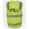 JB's Hi Vis (D+N) Zip Safety Vest Thumbnail