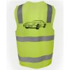JB's Hi Vis (D+N) Zip Safety Vest Thumbnail