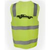 JB's Hi Vis (D+N) Zip Safety Vest Thumbnail