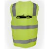 JB's Hi Vis (D+N) Zip Safety Vest Thumbnail