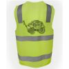 JB's Hi Vis (D+N) Zip Safety Vest Thumbnail