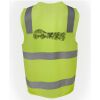 JB's Hi Vis (D+N) Zip Safety Vest Thumbnail