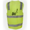 JB's Hi Vis (D+N) Zip Safety Vest Thumbnail