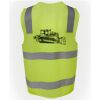 JB's Hi Vis (D+N) Zip Safety Vest Thumbnail
