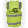 JB's Hi Vis (D+N) Zip Safety Vest Thumbnail
