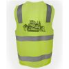 JB's Hi Vis (D+N) Zip Safety Vest Thumbnail