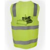 JB's Hi Vis (D+N) Zip Safety Vest Thumbnail