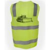 JB's Hi Vis (D+N) Zip Safety Vest Thumbnail