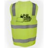JB's Hi Vis (D+N) Zip Safety Vest Thumbnail