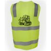 JB's Hi Vis (D+N) Zip Safety Vest Thumbnail