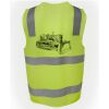 JB's Hi Vis (D+N) Zip Safety Vest Thumbnail