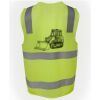 JB's Hi Vis (D+N) Zip Safety Vest Thumbnail